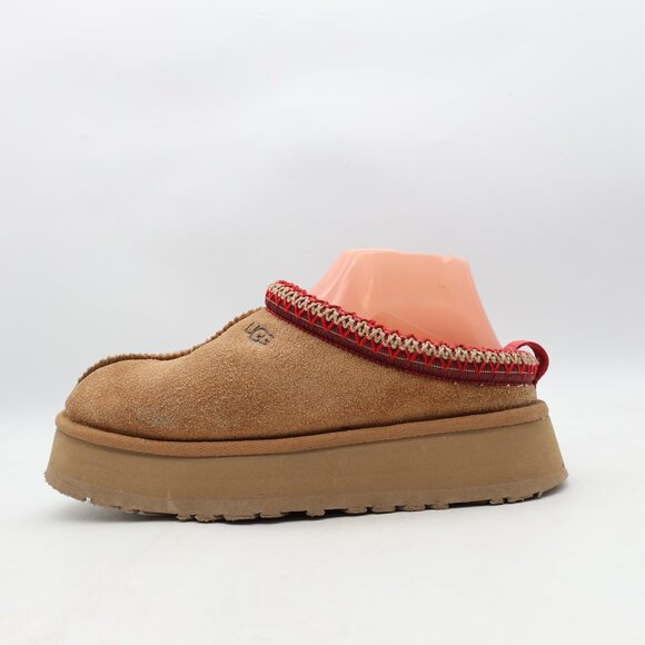 UGG Tazz Suede Slip-On Platform Women's Size 8 Slippers Chestnut Brown 122553 - Picture 4 of 12